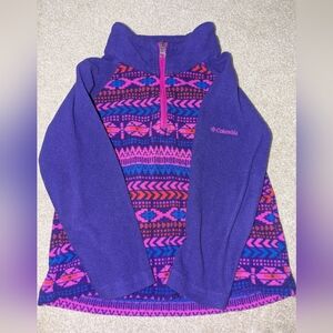 GUC Columbia Quarter Zip Plush Purple Fleece